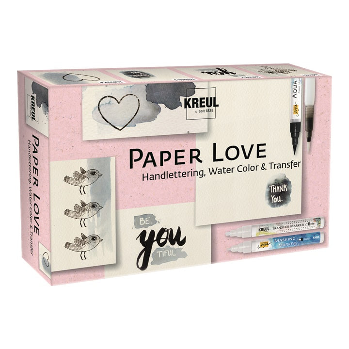 Σετ Paper Love KREUL για hand lettering - 6 κομμάτια