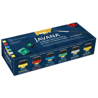 Комплект блестящи бои за светъл и тъмен текстил JAVANA KREUL - Basic Colors - 6 броя