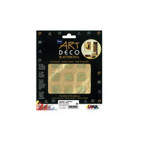 KREUL квадрати от златно декоративно фолио 140 x 140 mm 6 бр.