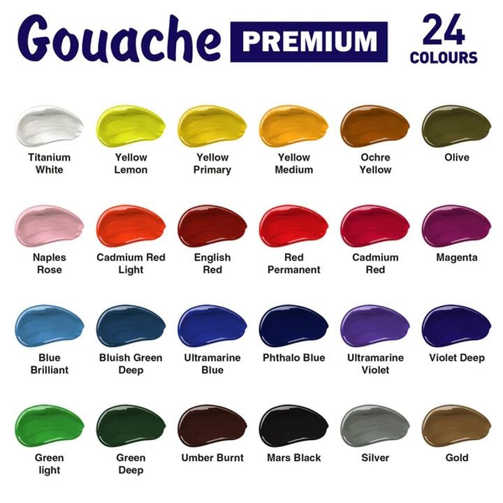 Premium ART Komposit Gouache-Farbset – Detailansicht 2 | ARTMIE