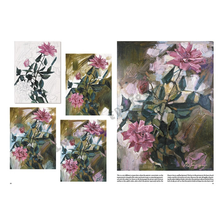 Leonardo Collection 21 Blumen Zeichenbuch – Detailansicht 5 | ARTMIE