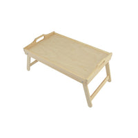 Vassoio da letto in legno 50x30x7 cm