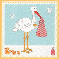 Servietten für Decoupage Adebar - 1 Stück | ARTMIE