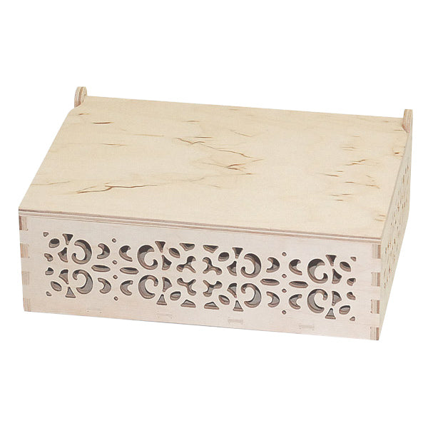 Ξυλινο κουτι με στολιδια 232x172x82 mm