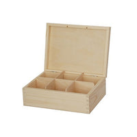 Дървена кутия за чай 21 x 16.3 x 7.3 см