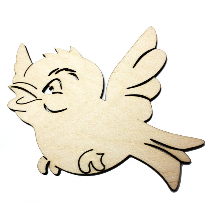 Untersetzer aus Holz mit Vogelmotiv | ARTMIE