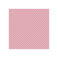Декупажни салфетки - White Dots on Pink  - 1бр.