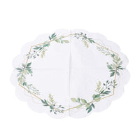 Кръгли салфетки за декупаж LEAVES FRAME 1 бр.