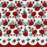 Tovaglioli per decoupage Motivo ricamo papaveri - 1 pz