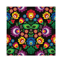 Tovaglioli per decoupage - Folky Style Black - 1 art