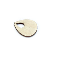 Articolo in legno per bigiotteria - lacrima