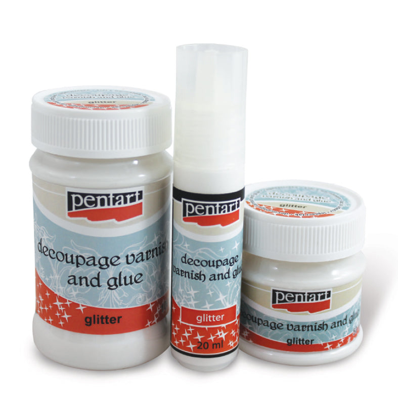 PENTART Glitzerlack &amp; Decoupage-Kleber | ARTMIE