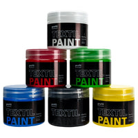 Комплект бои за тъмен текстил Profil 6 x 50 ml
