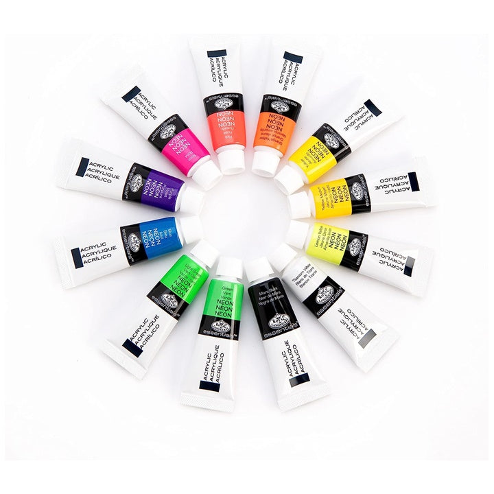 Royal &amp; Langnickel Neon-Acryl-Farben 12 x 12 ml – Detailansicht 3 | ARTMIE
