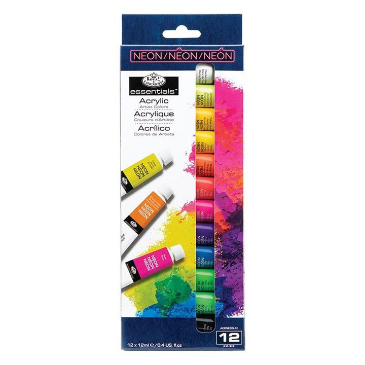 Royal &amp; Langnickel Neon-Acryl-Farben 12 x 12 ml | ARTMIE