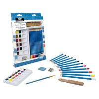 Комплект водни бои Royal & Langnickel Essentials - 29 части