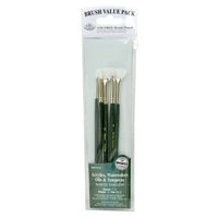 Σετ πινέλων Royal and Langnickel White Taklon Brush Set