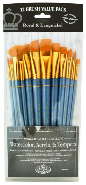 Royal &amp; Langnickel 12-teiliges Bürstenset | ARTMIE