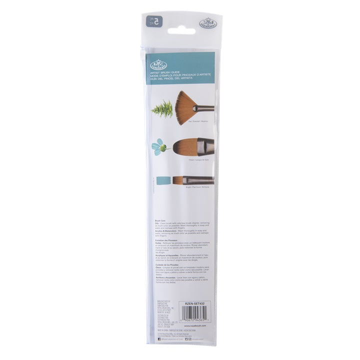 Royal und Langnickel Zen Serie 43 Pinselset – Detailansicht 3 | ARTMIE