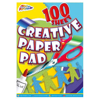 Έγχρωμο χαρτί Grafix 21x30 εκ - 100 φύλλα σε μπλοκ