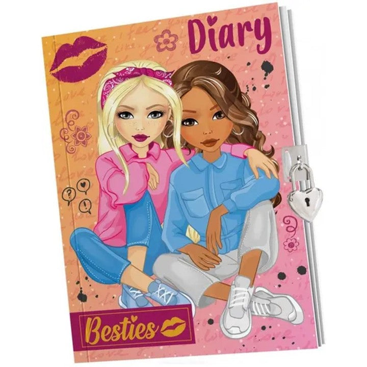BESTIES Ημερολόγιο A5 με κλειδαριά 60 φύλλα