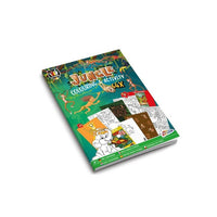 MOXY Книга за оцветяване и занимания с джунглата A4 64 страници