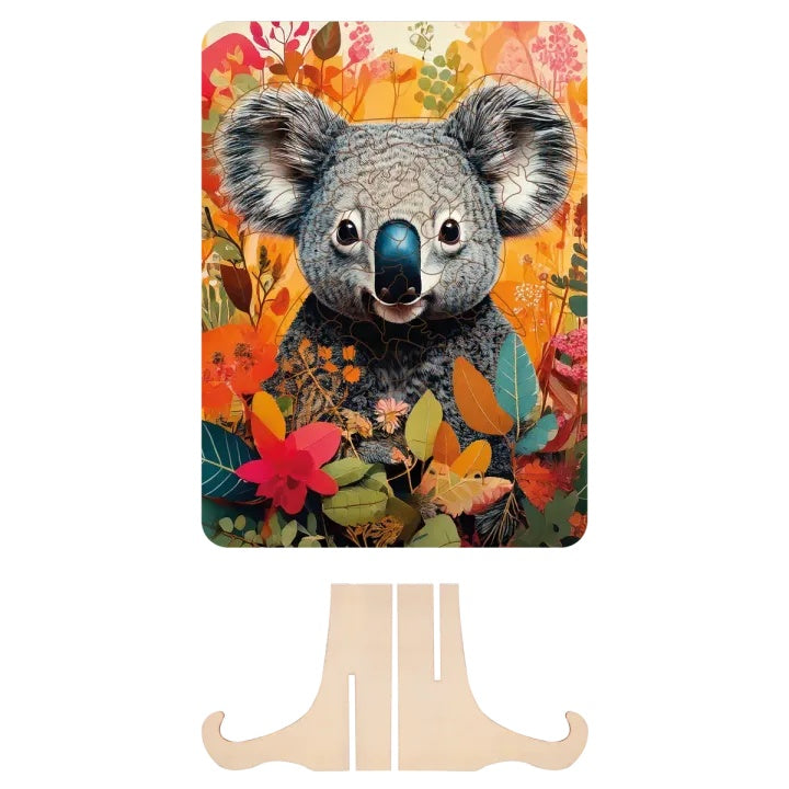 Puzzle in legno Koala Forme uniche 130 pezzi MOXY