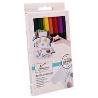 Флумастери за текстил Nassau Fine Art 8 части