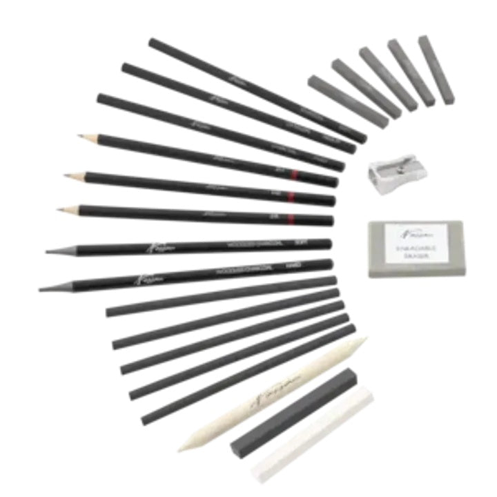 NASSAU Fine Art Zeichnen / Skizzieren Set 24 Stück – Detailansicht 2 | ARTMIE