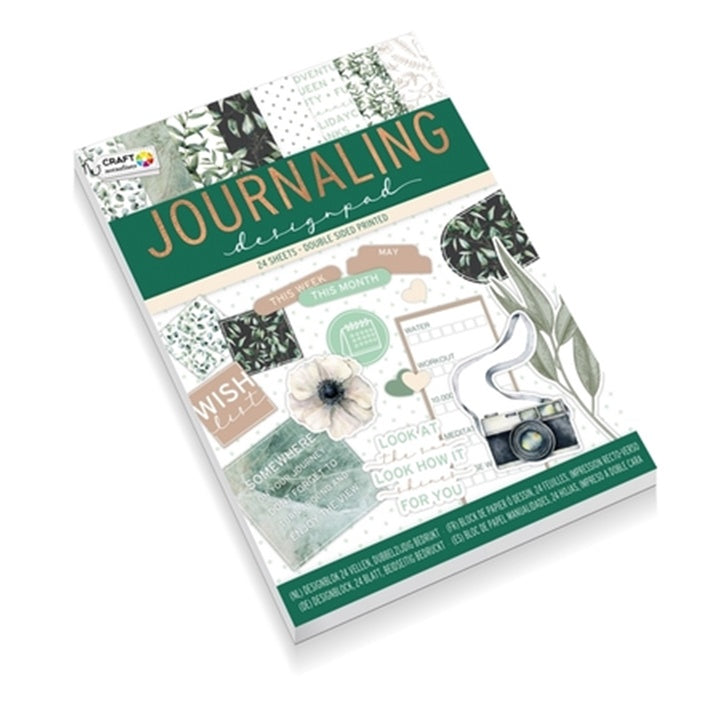Διακομητικό σετ για scrapbooking - 24 φύλλα - green