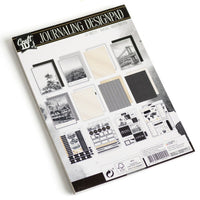 Подложка за хартия за скрапбукинг A5 24 листа черна
