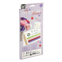 Kit di fiori di carta crespa