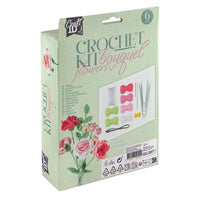 Set di bouquet all'uncinetto