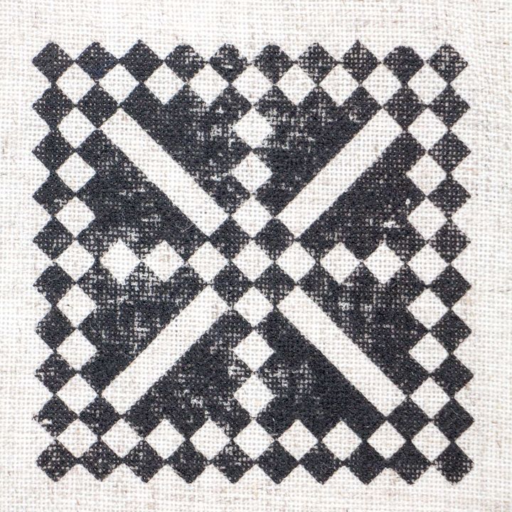 Ξύλινη σφραγίδα ROSA TALENT No. 2 Γεωμετρία 7.5x7.5 cm