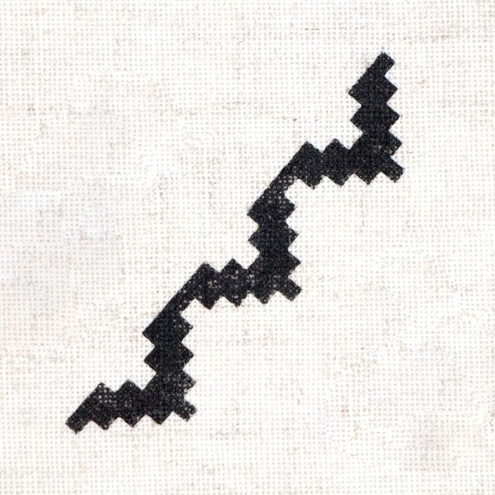 Дървен печат ROSA TALENT № 6 Геометрия 7,5x1,5 cm