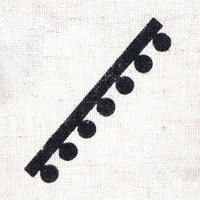 Ξύλινη σφραγίδα ROSA TALENT No. 8 Γεωμετρία 7x1.2 cm