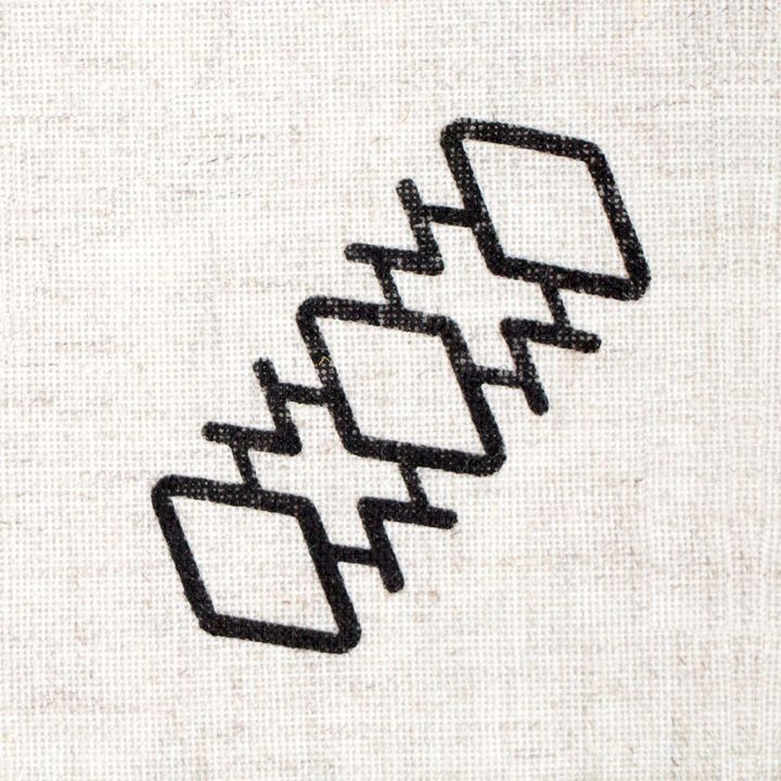 Timbro in legno ROSA TALENT n. 10 Geometria 7x3 cm