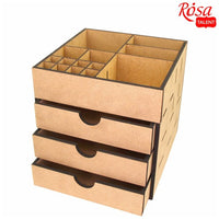 Οργανωτής MDF με 3 συρτάρια ROSA TALENT