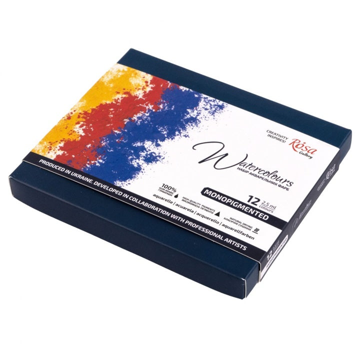 ROSA Gallery monopigmentirane vodene boje 12x2,5 ml