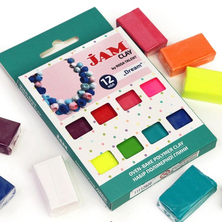 Πηλός πολυμερούς Rosa Talent - Dream set 12 x 20 g