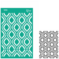 Αυτοκόλλητο στένσιλ Rosa Talent 13 x 20 cm - μοτίβο No.1319