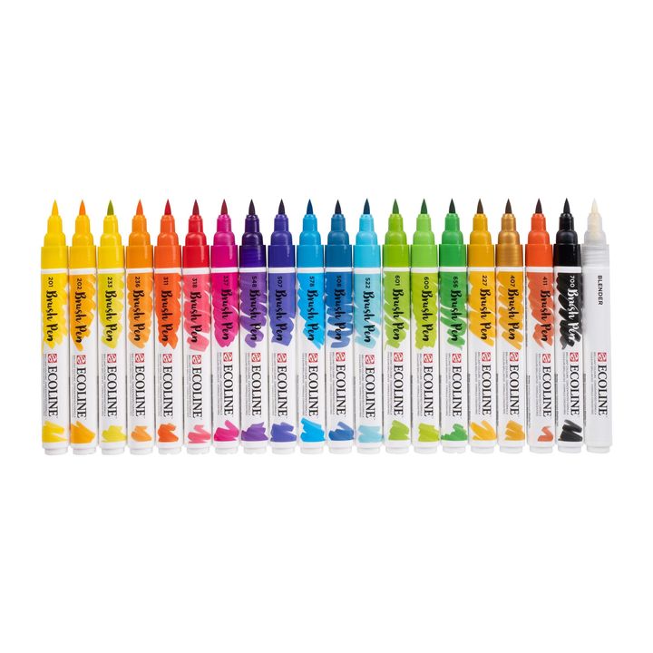 Акварелни писалки Ecoline Brush Pen