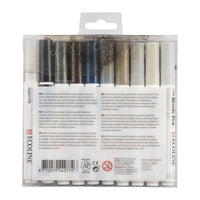 Акварелни писалки Ecoline Brush Pen Greys