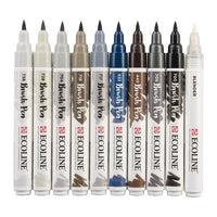 Акварелни писалки Ecoline Brush Pen Greys