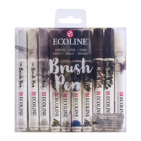 Акварелни писалки Ecoline Brush Pen Greys