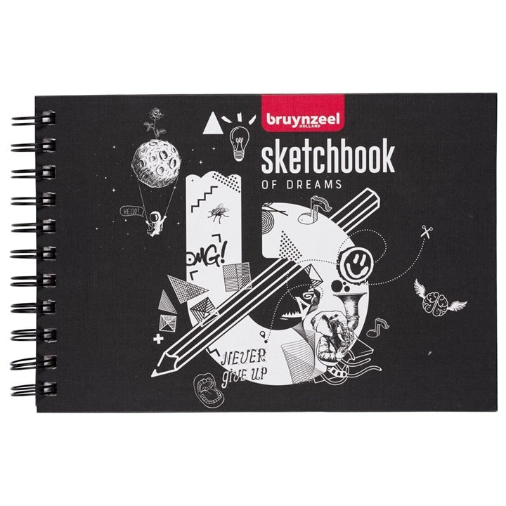 Spiralgebundenes Skizzenbuch A5 Bruynzeel Holland / 30 Blatt | ARTMIE
