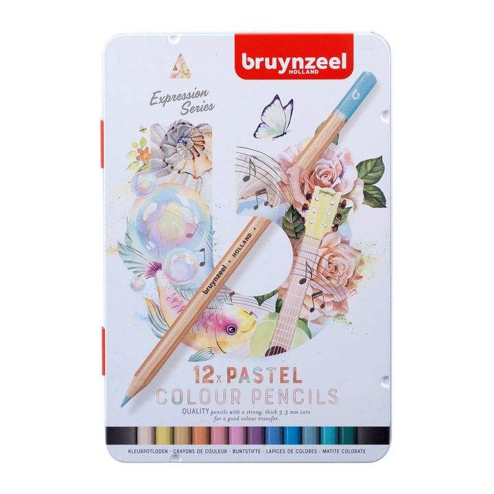 Buntstifte Bruynzeel pastellfarben 12 Stück | ARTMIE