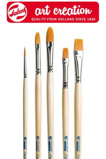 ArtCreation Pinsel mit synthetischen Borsten - 5er Set | ARTMIE