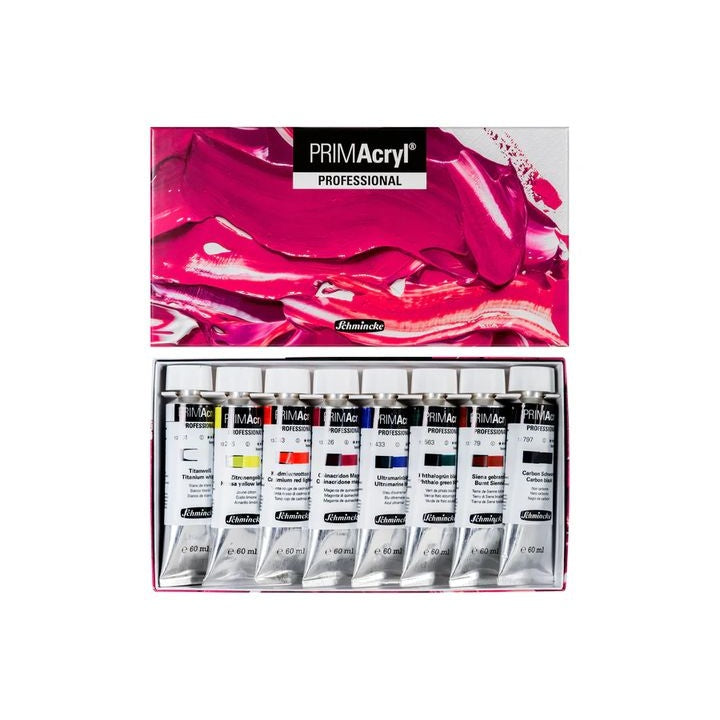 Schmincke PRIMAcryl Professional Ακρυλικά χρώματα 8 x 60 ml