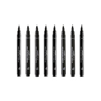 Σετ μαρκαδόρων UNI PIN fineliner Draw and Sketch 8 τεμ.